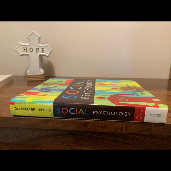 Social Psychology by John D. Delamater,  Daniel J. Myers seventh edition book - Picture 3 of 7